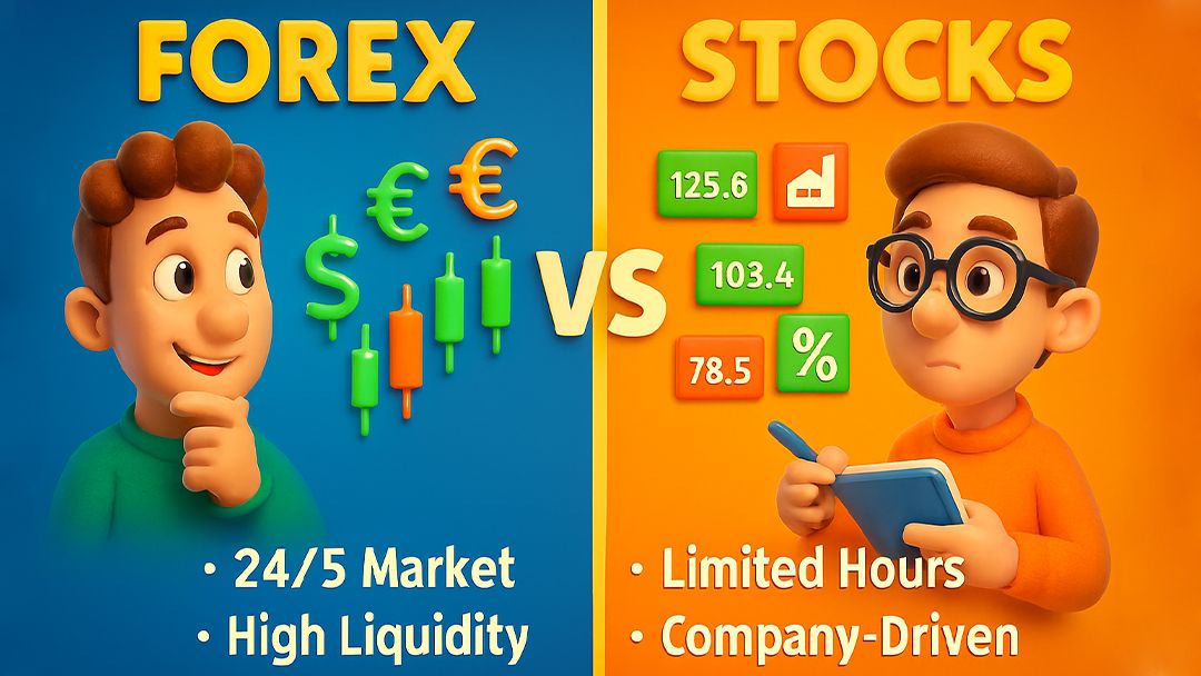 Forex vs Stocks: Key Differences Every Beginner Must Know