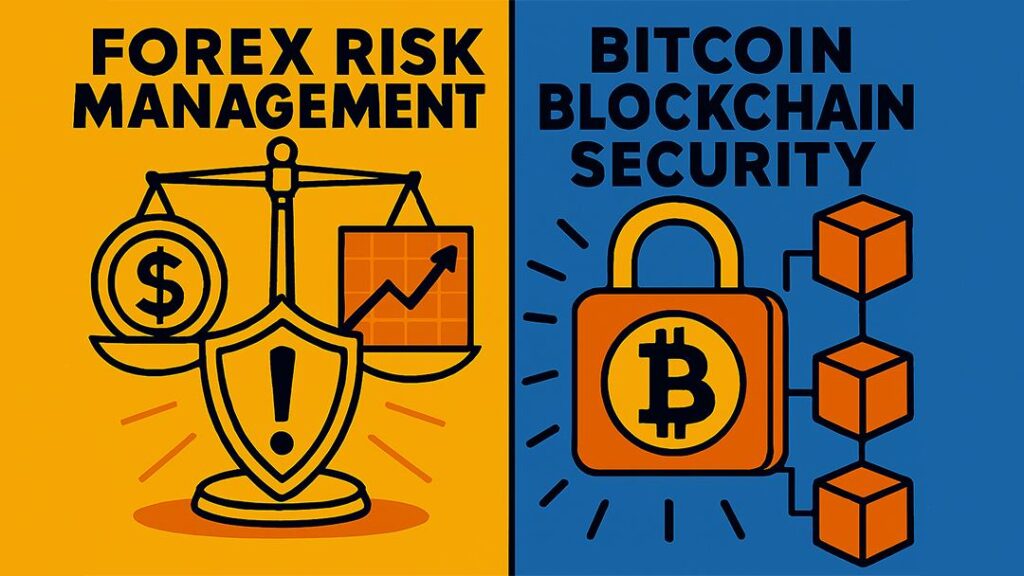 Forex risk management and Bitcoin blockchain security with hashing explained for traders.